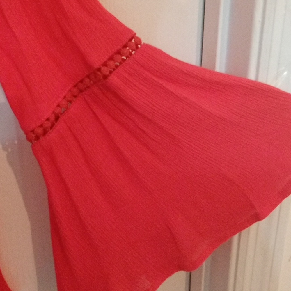 NWT🎁FREE GIFT IS INCLUDED🎁Summer Top Blouse Knitted Inlays, Bell Sleeve - Picture 9 of 13